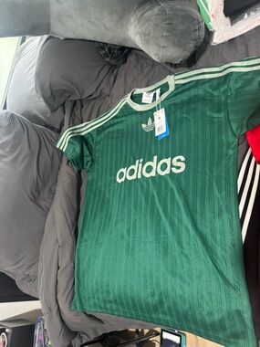 Adidas Green Trefoil Logo T-Shirt